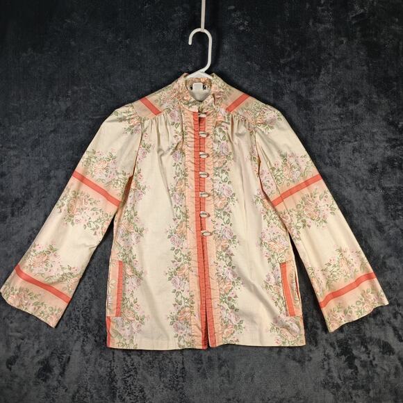 Pepperhill California Top Women Small Pink 70s Cottage Layering - Picture 1 of 10